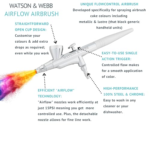 Watson & Webb Cake Decorating Airbrush Kit