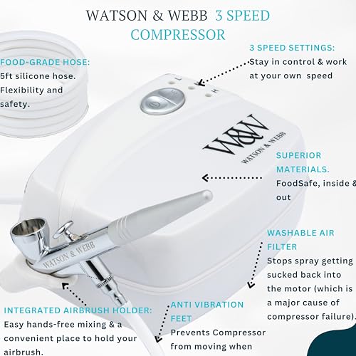 Watson & Webb Cake Decorating Airbrush Kit
