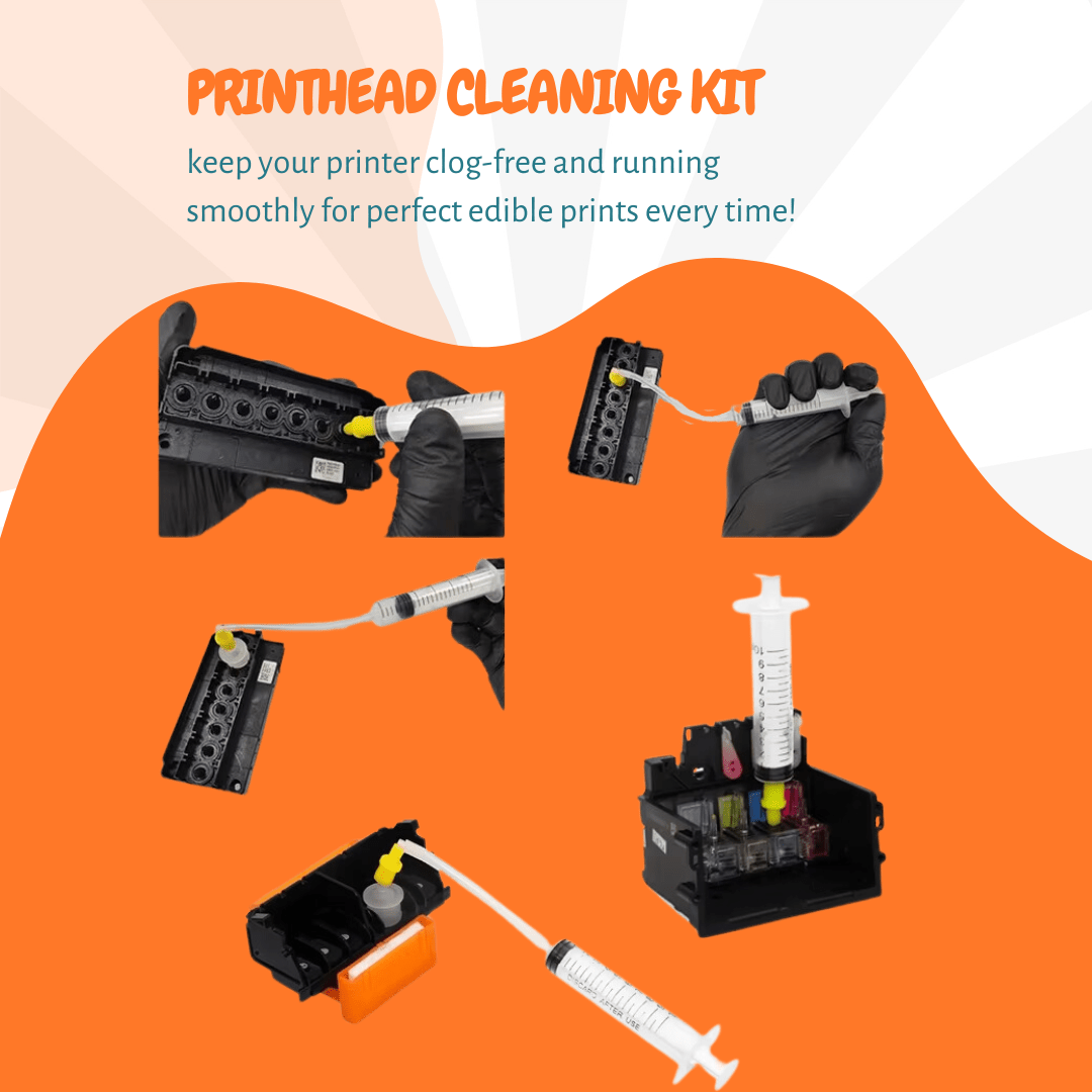 Canon edible printer printhead cleaning kit setup for perfect edible prints