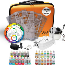 Load image into Gallery viewer, Airbrush Cake Studio Collection with 25 Colours &amp; 3 Cleaners