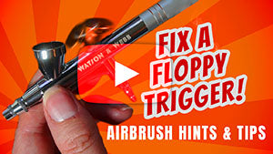 How to fix a floppy trigger on an airbrush