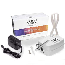 Load image into Gallery viewer, Watson &amp; Webb Airbrush Cake Decorating Kit. Airbrush Kit &amp; 13 Bottle Color Set