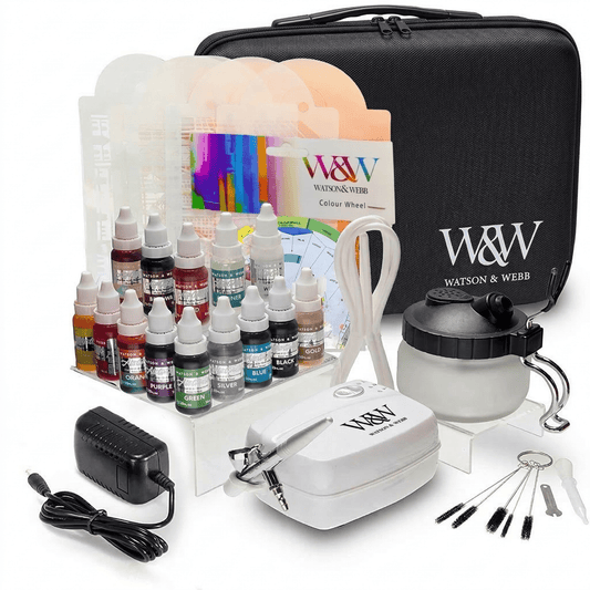 Airbrush Cake Decorating Kit – Maker Selection with 13 Colours